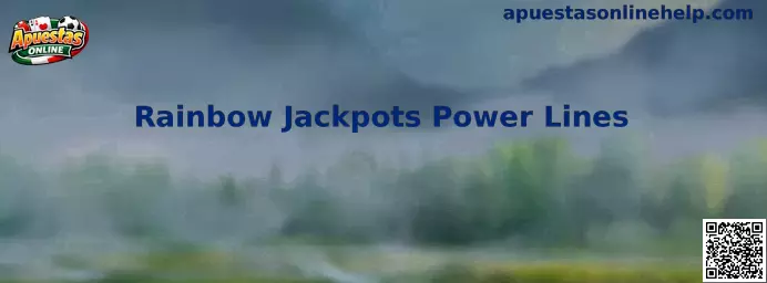 Vista amplia de Rainbow Jackpots Power Lines con sistema Power Lines